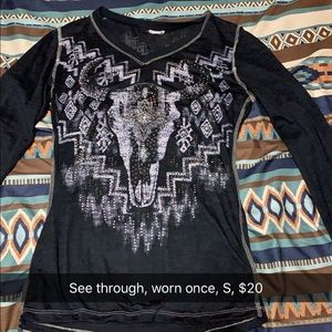 Cow head long sleeve